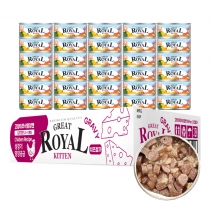 그레이트 로얄 주식캔 키튼 치즈 그레이비 60g (박스/30개입)